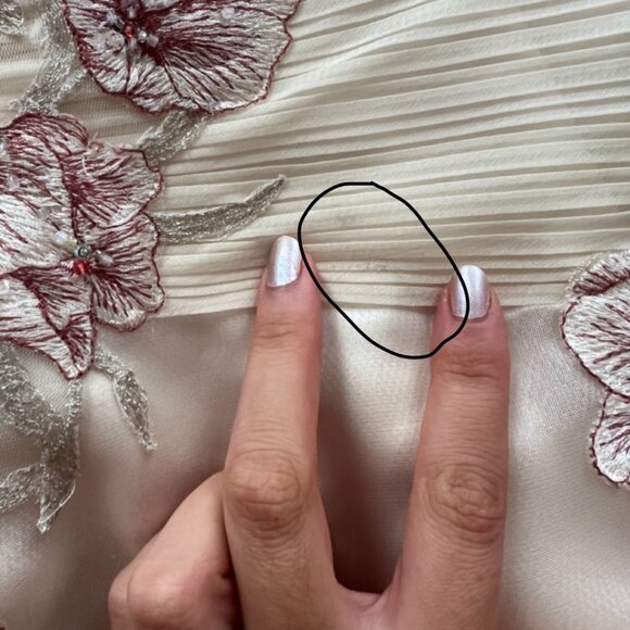 AMAZING SPRING Maggie Sottero Wedding Gown Ivory Strapless dress vintage beaded - Picture 9 of 13